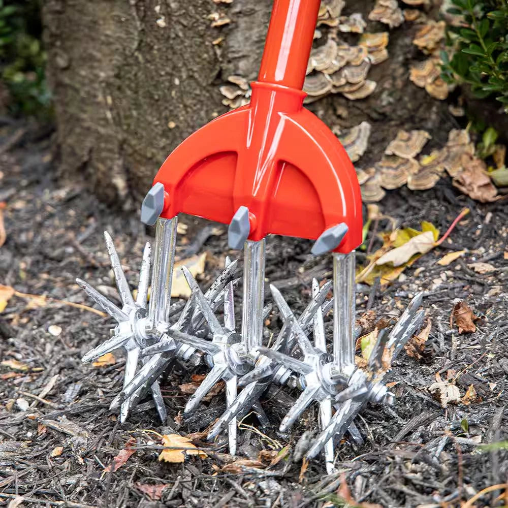 54.5 In. Long-Handled Rotary Hand Cultivator