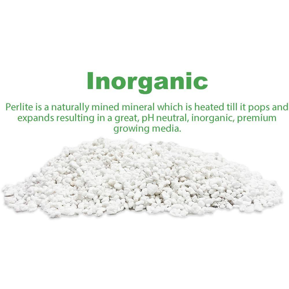 1 Cu. Ft./29.9 Qt. Organic White Perlite Planting Soil Additive and Growing Medium (2-Pack)