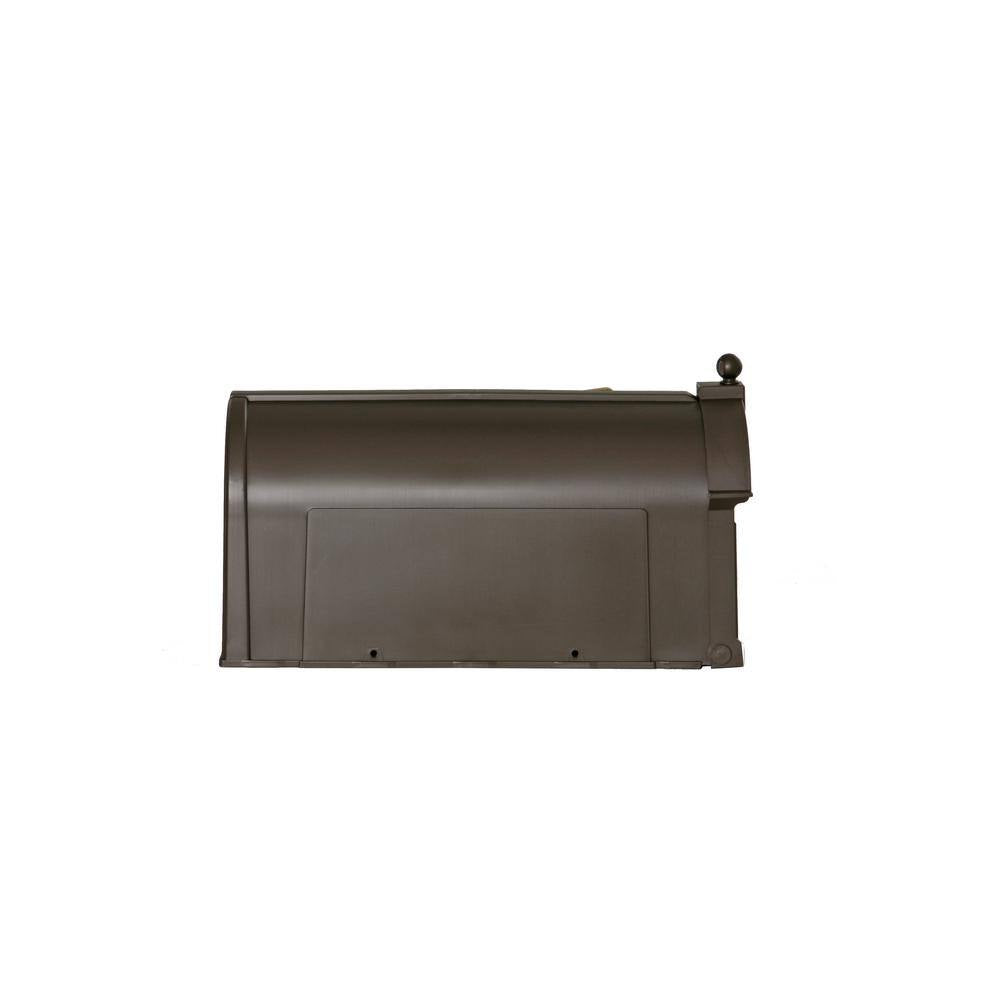 Ambrose Bronze Post Mount Mailbox