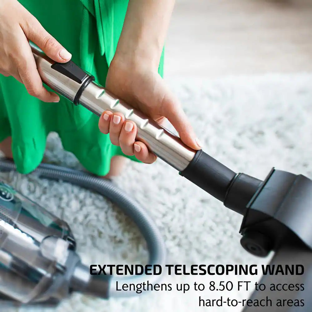 ST2620 Series Bagless Corded Replaceable Multisurface in Black, Canister Vacuum