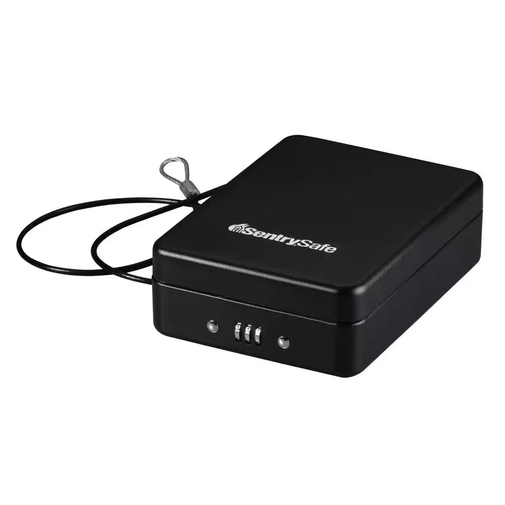 0.05 Cu. Ft. Portable Safe Box with Combination Lock