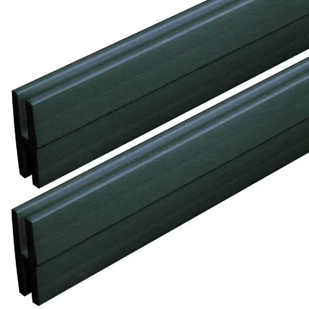 4 Ft. Woodland Green Vinyl Lattice Divider (2-Pack)