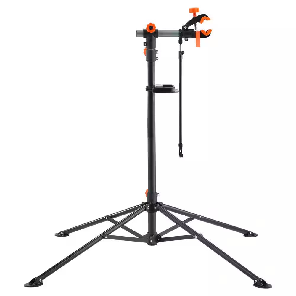 Bike Repair Stand, 80 Lbs. Heavy-Duty Steel Bicycle Repair Stand, Adjustable Height Bike Maintenance Workstand