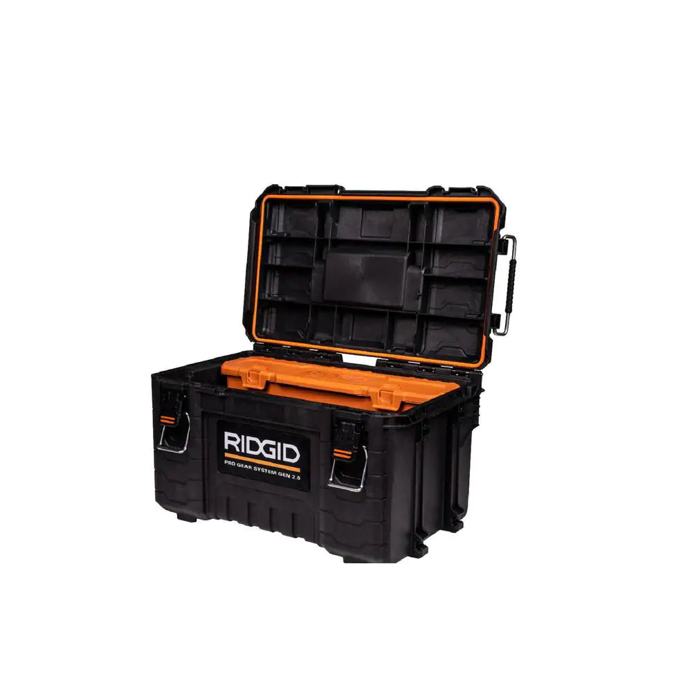 Pro Gear System Gen 2.0 Stackable Rolling Tool Box , 22 In. Heavy Duty Tool Box, and Compact Tool Box
