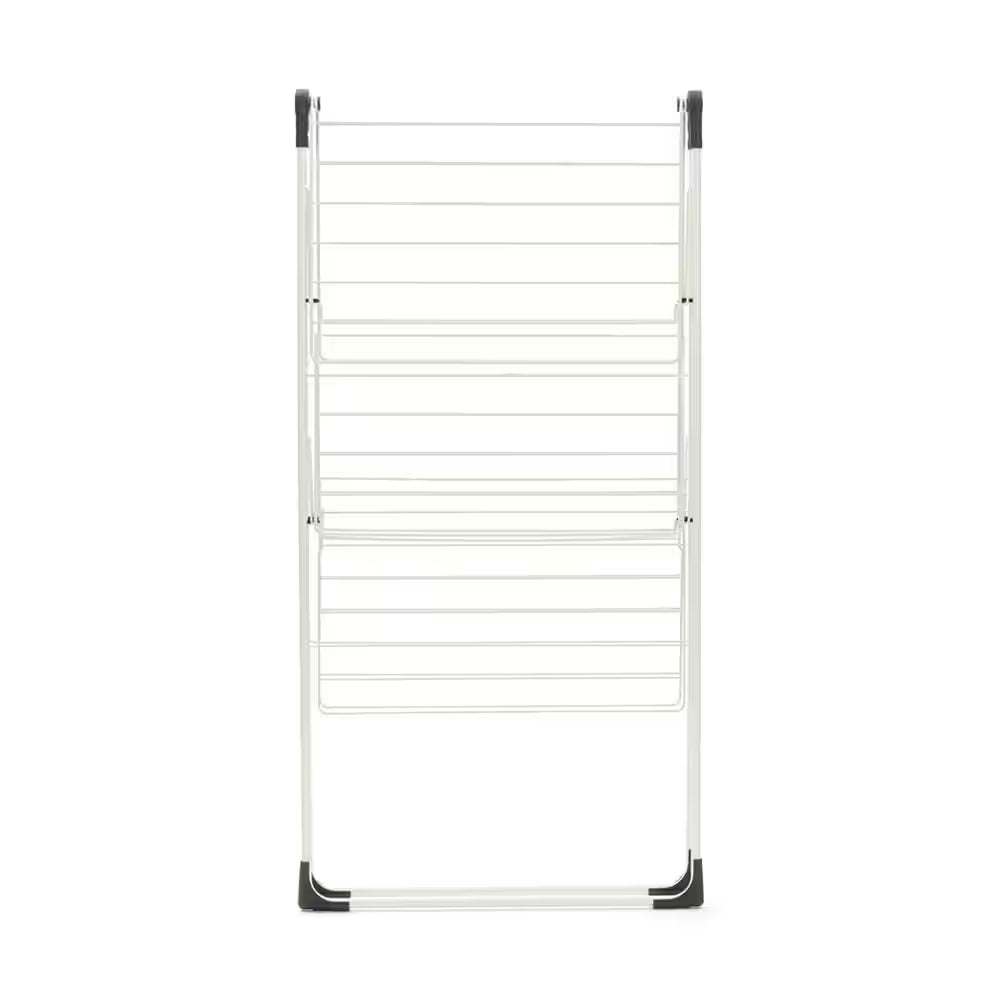 76 Ft. (23M) W 33.5 In. X H 51.6 In. Tower Clothes Drying Rack in Fresh White