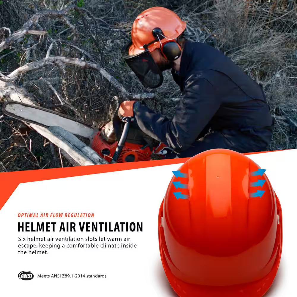 Forestry Safety Helmet and Hearing Protection System