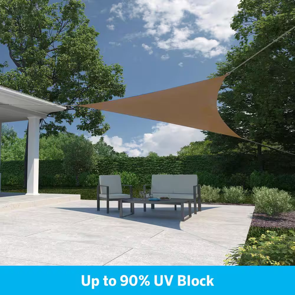 12 Ft. X 12 Ft. Cocoa Triangle Shade Sail