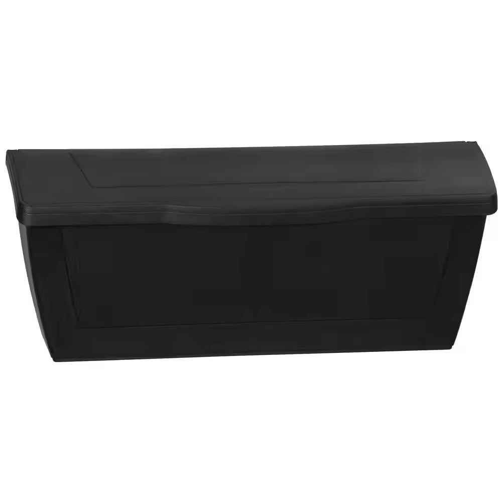Black Classic Wall Mount Mailbox