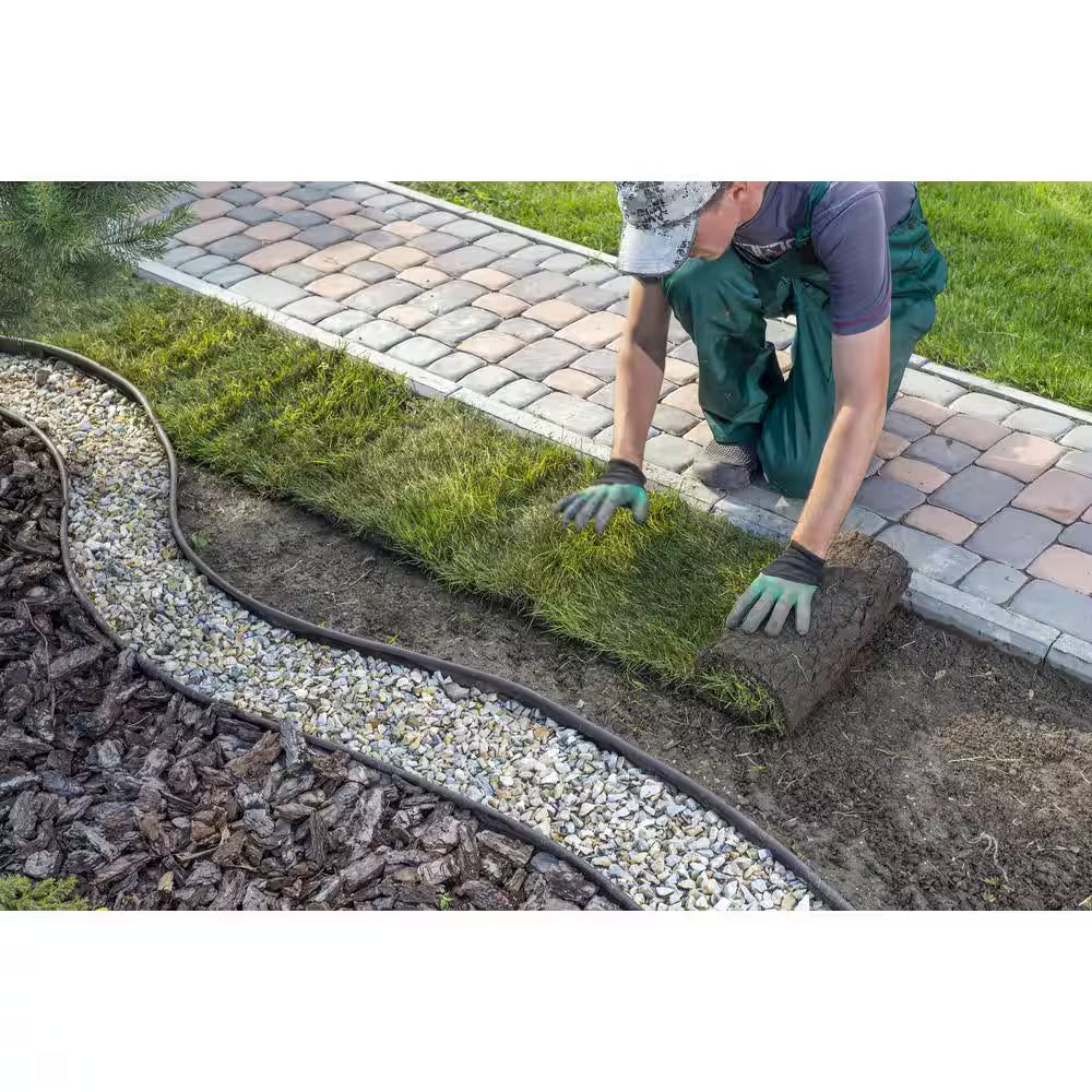 Pro 40 Ft. X 5 In. Coiled Landscape Edging with Stakes
