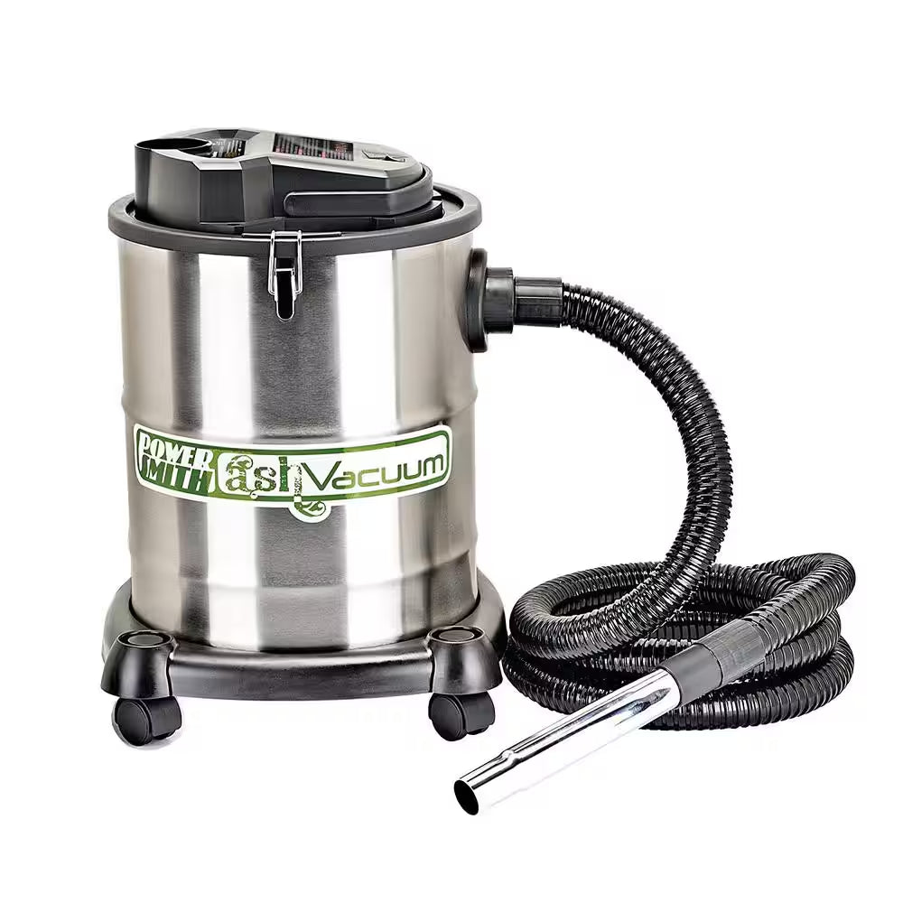 10 Amp 4 Gal. All-In-One Wheeled Ash/Shop Vacuum with 10' Hose, Pellet Hose, 3 Adapters with Bag and 2 Filters