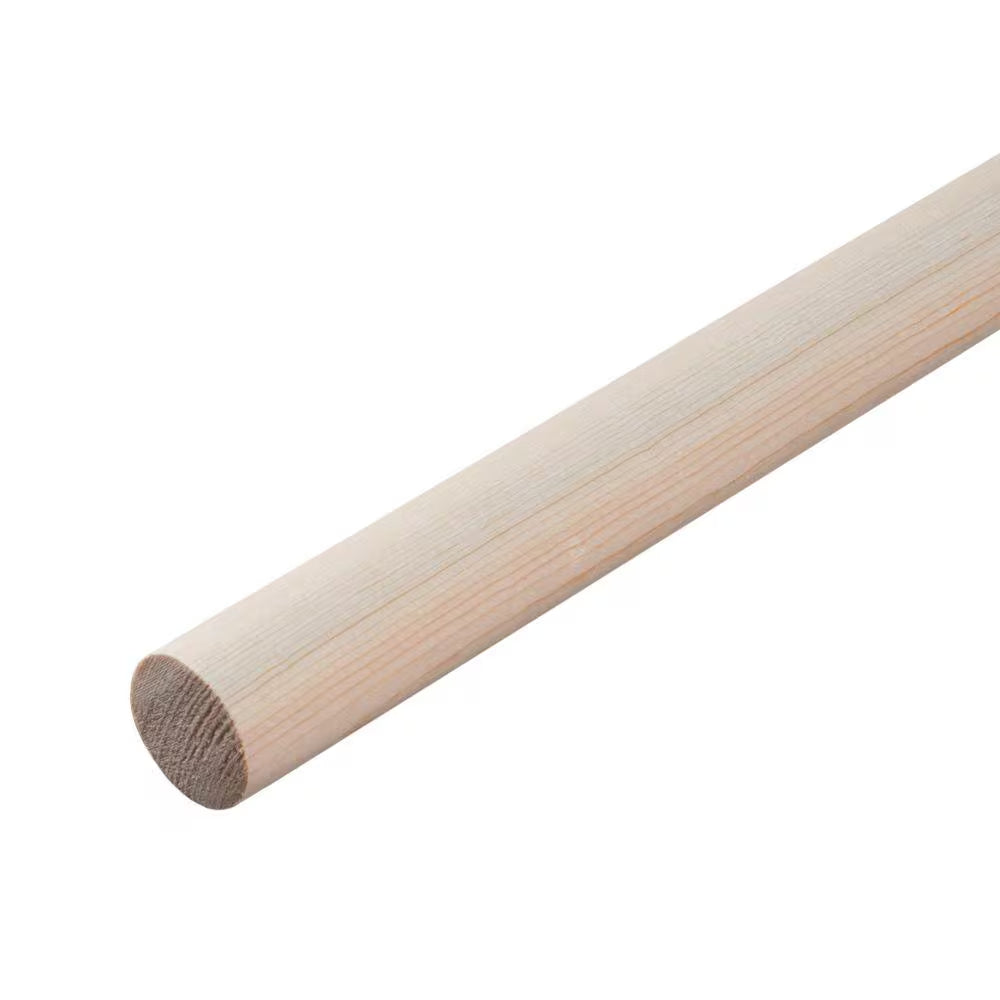 7/8 In. X 48 In. Raw Wood round Dowel