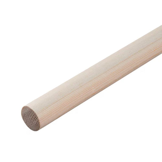 7/8 In. X 48 In. Raw Wood round Dowel