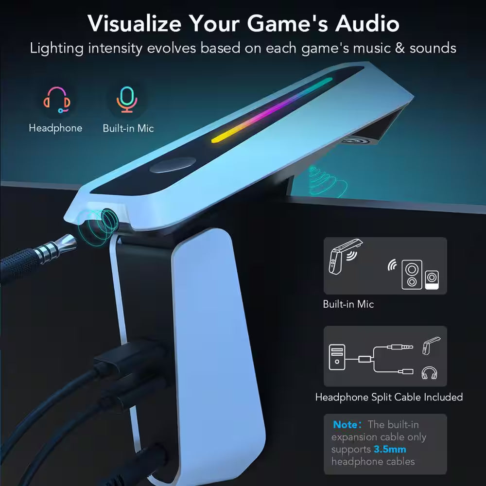 Dreamview G1 Pro RGBIC Smart Gaming Kit Integrated LED Strip Light with Two Light Bars