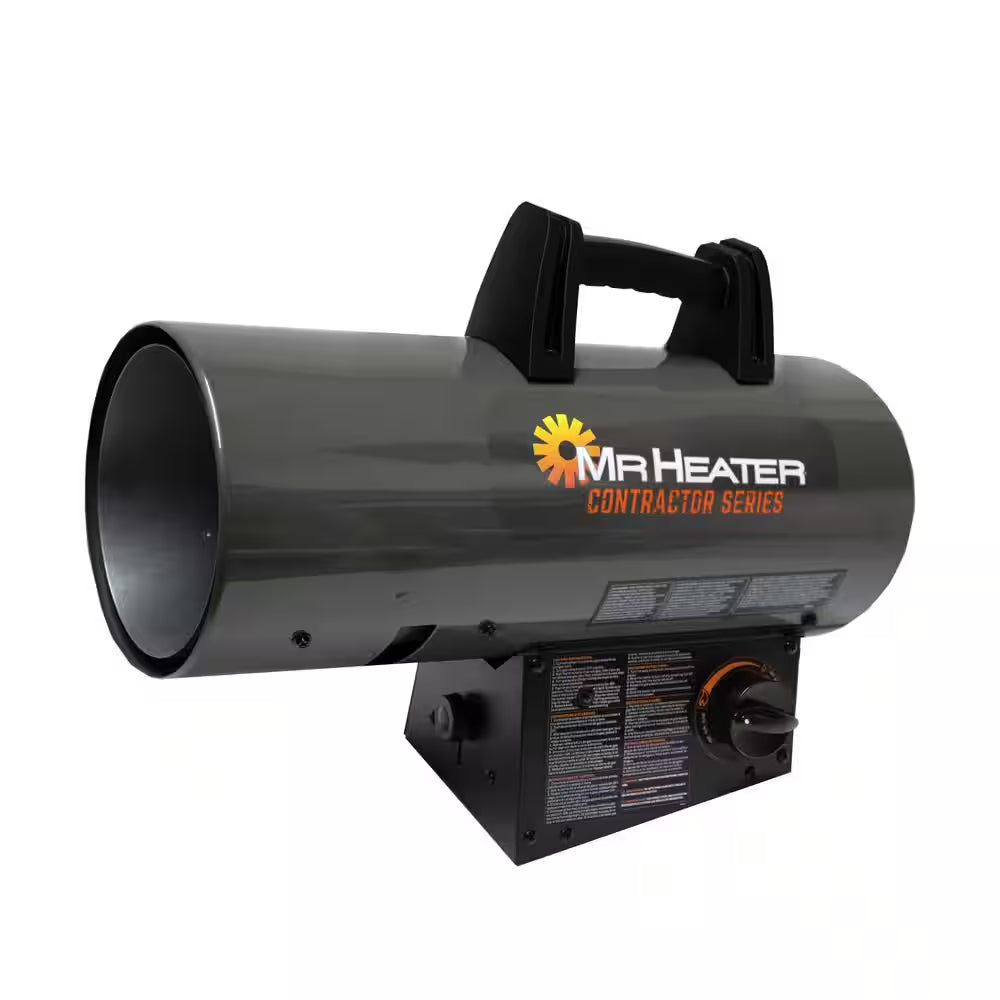Contractor Series 60,000 BTU Forced Air Propane Outdoor Space Heater with 10 Ft. Hose and Regulator