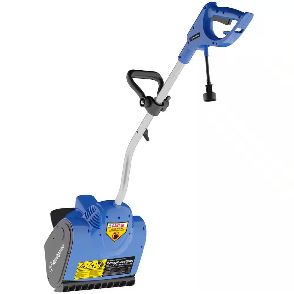 11-In. 120-Volt Electric Corded Snow Shovel with LED Light