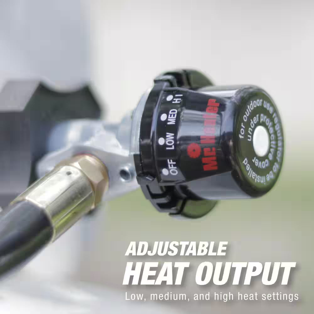 Single Tank Top 15,000 BTU Radiant Propane Outdoor Space Heater