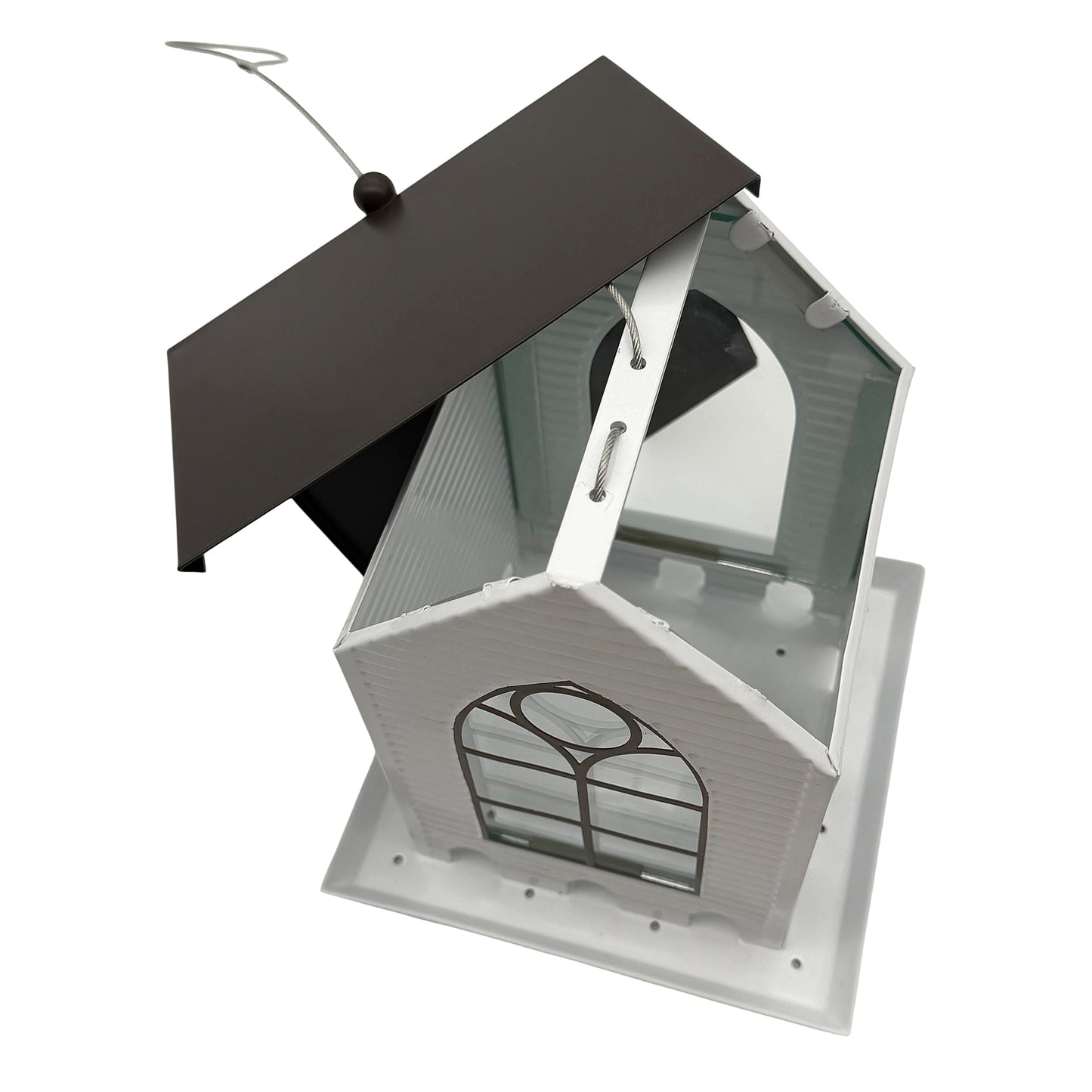 Steel Hanging Hopper Bird Feeder - 5-Lb