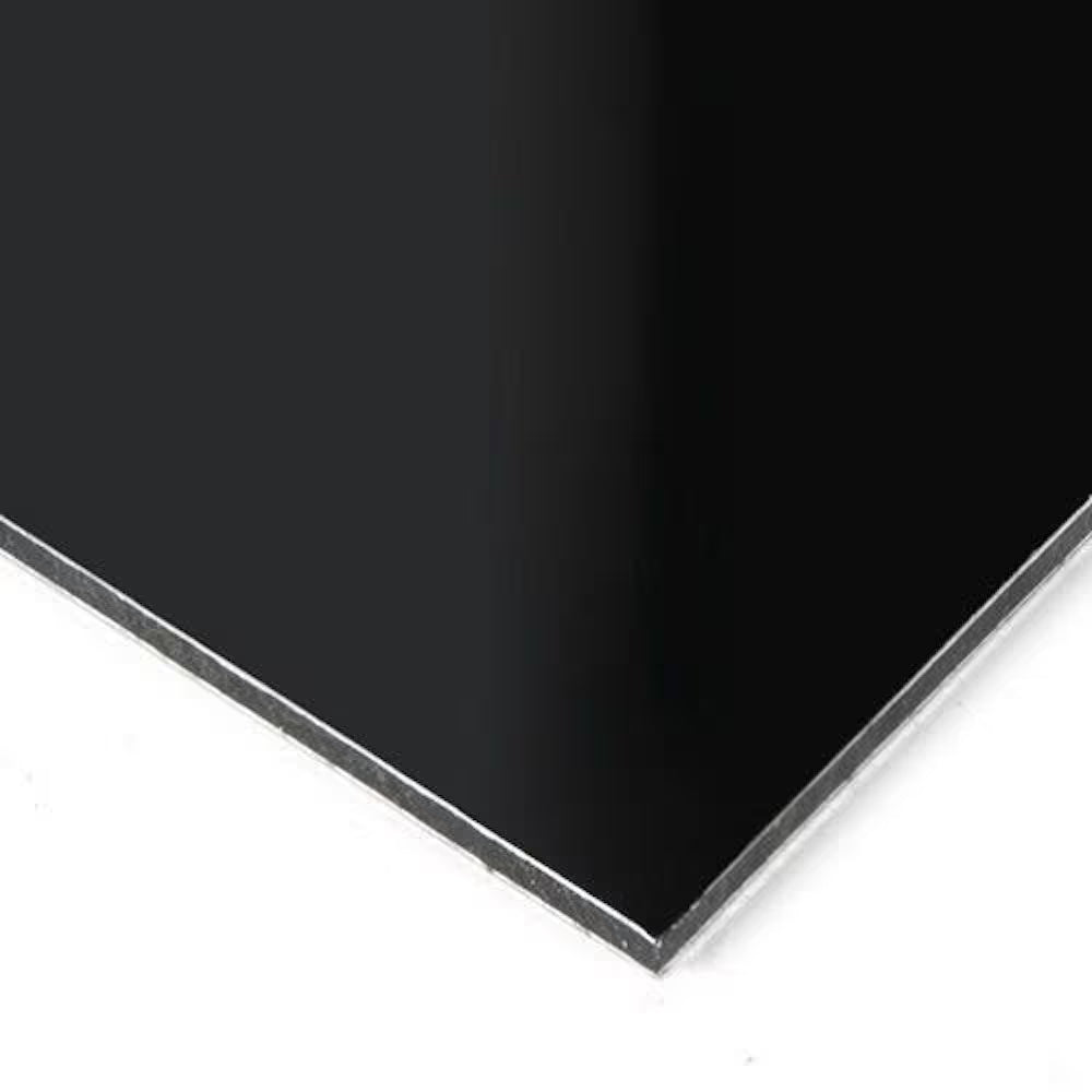 24 In. X 24 In. X 1/8 In. Thick Aluminum Composite ACM Black Sheet