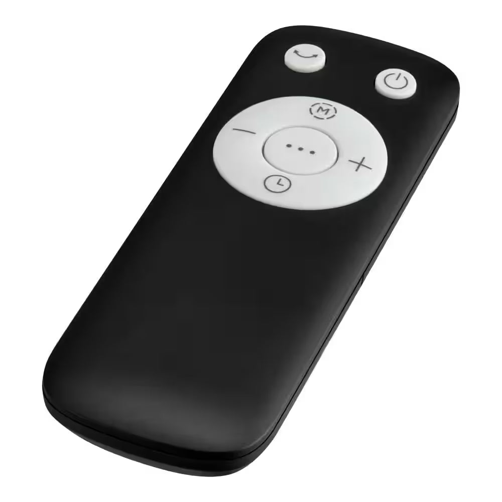 36 In. 4-Speed Oscillating Tower Fan in Black with Remote Control and Easy Carry Handle