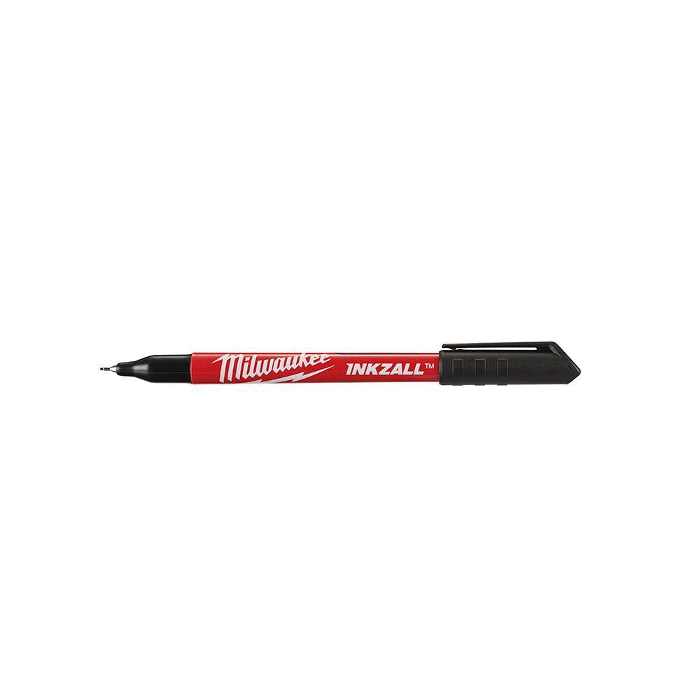 INKZALL Black Ultra Fine Point Pens (12-Pack)