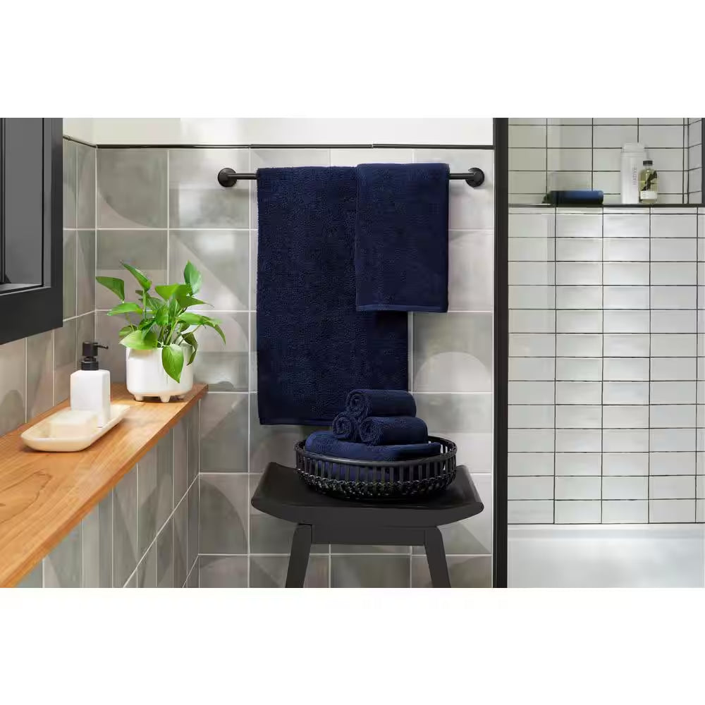 Cotton 8-Piece Midnight Washcloth Set