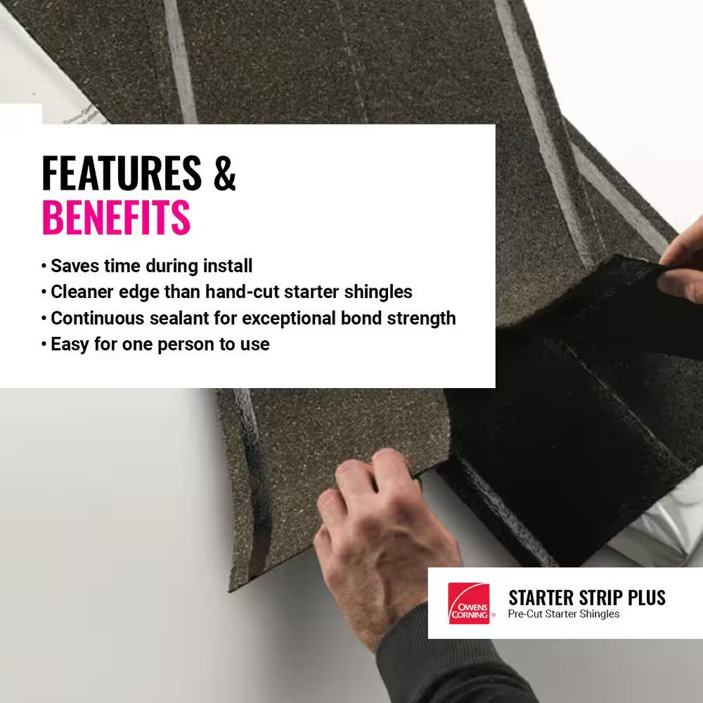 Starter Strip plus Starter Shingle (105 Lin. Ft.) Roofing Starter Strip