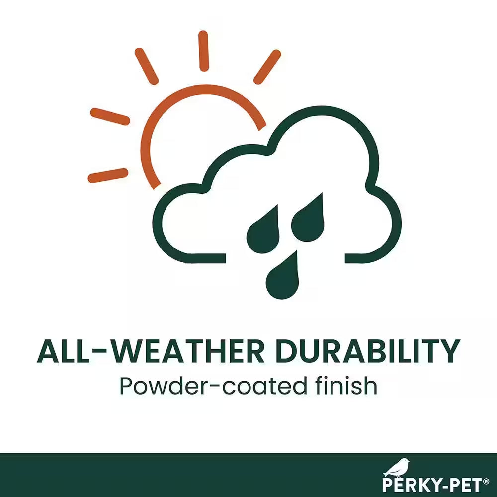 Squirrel-Be-Gone Squirrel-Resistant Metal Durable Wild Bird Feeder - 2 Lb. Capacity