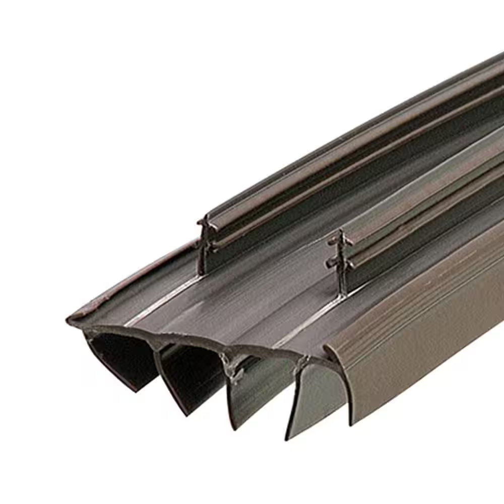 36 In. Brown Vinyl Concealed Kerf/Channel Fit under Door Seal