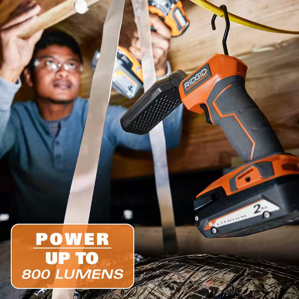 18V Cordless LED Stick Light Kit with 2.0 Ah Battery and Charger