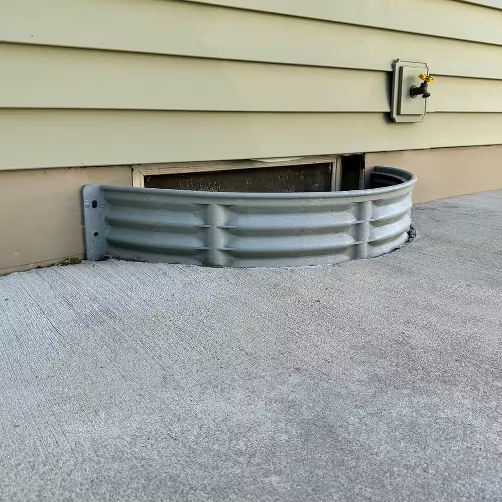 37 In. X 12 In. round Plastic Window Well