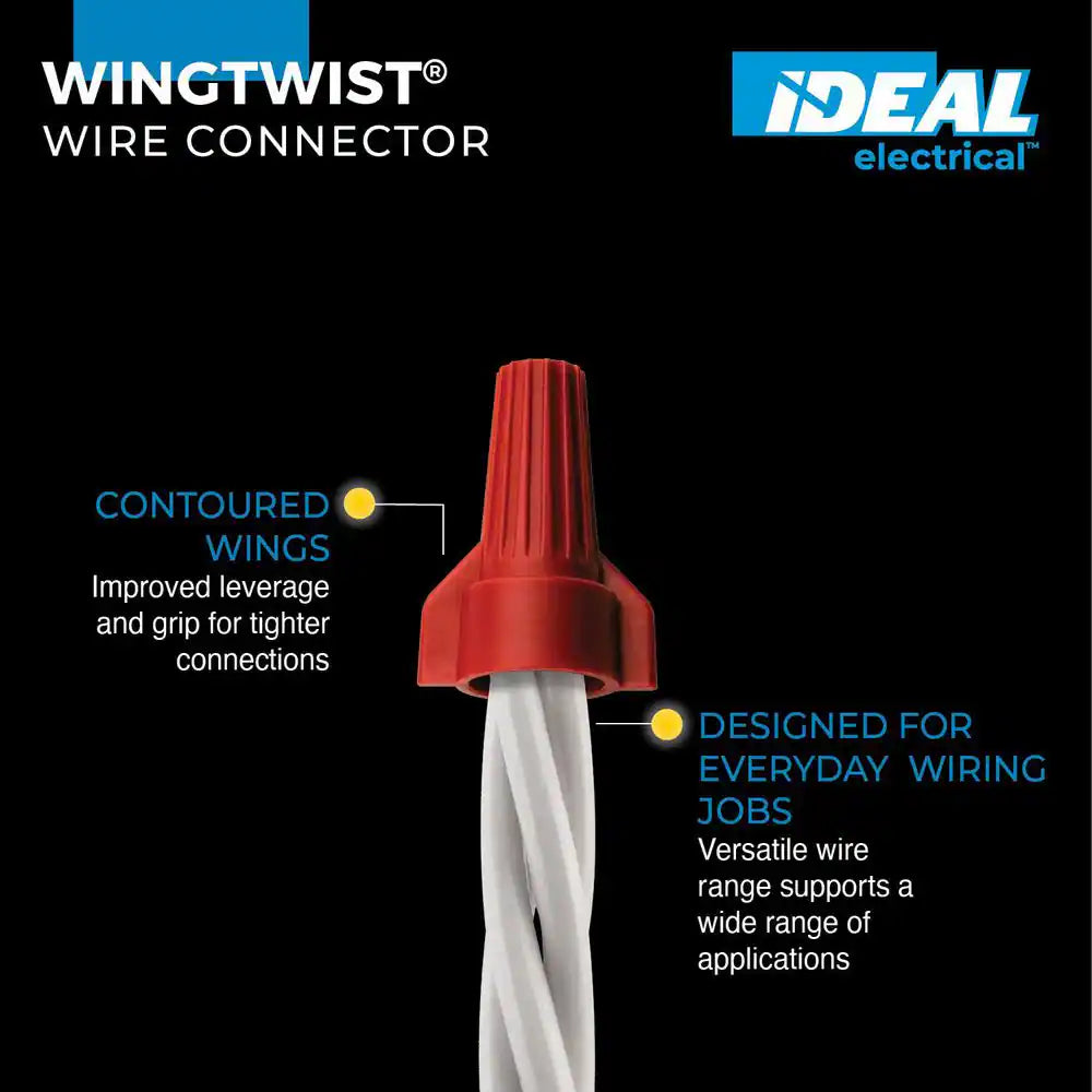 Wingtwist Wire Connector Assortment, Bag of 150