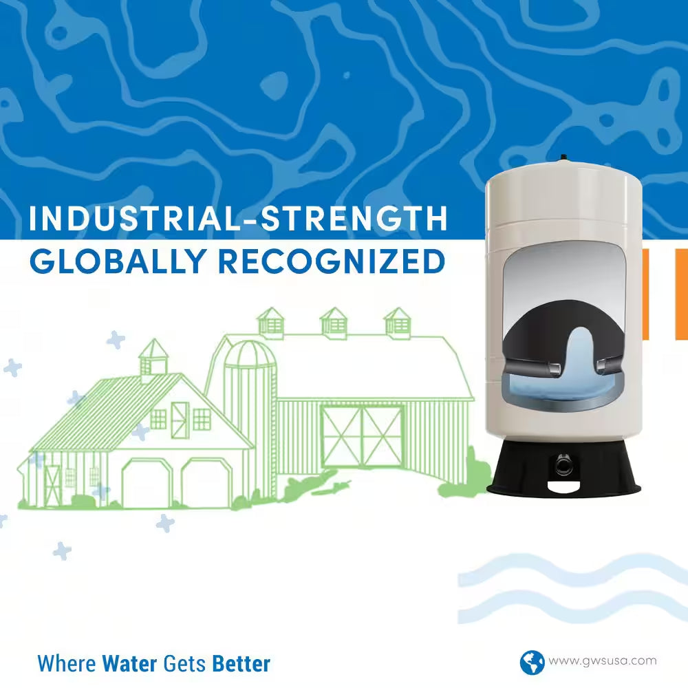 Pressure Wave 21.13 Gal. Vertical Pressurized Well Tank
