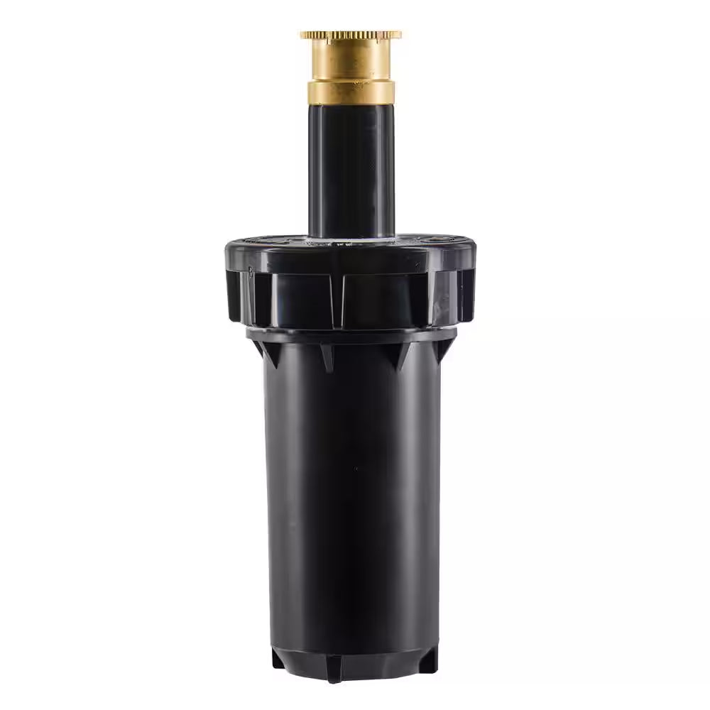 2 In. Pressure Regulated Pop up Spray Head Sprinkler with Brass Center Strip Pattern Twin Spray Nozzle