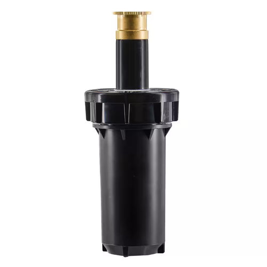 2 In. Pressure Regulated Pop up Spray Head Sprinkler with Brass Center Strip Pattern Twin Spray Nozzle