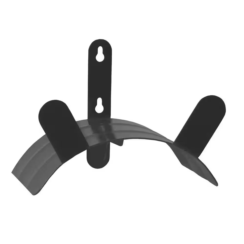 125 Ft. Black Steel Heavy-Duty Wall Mounted Garden Hose Reel