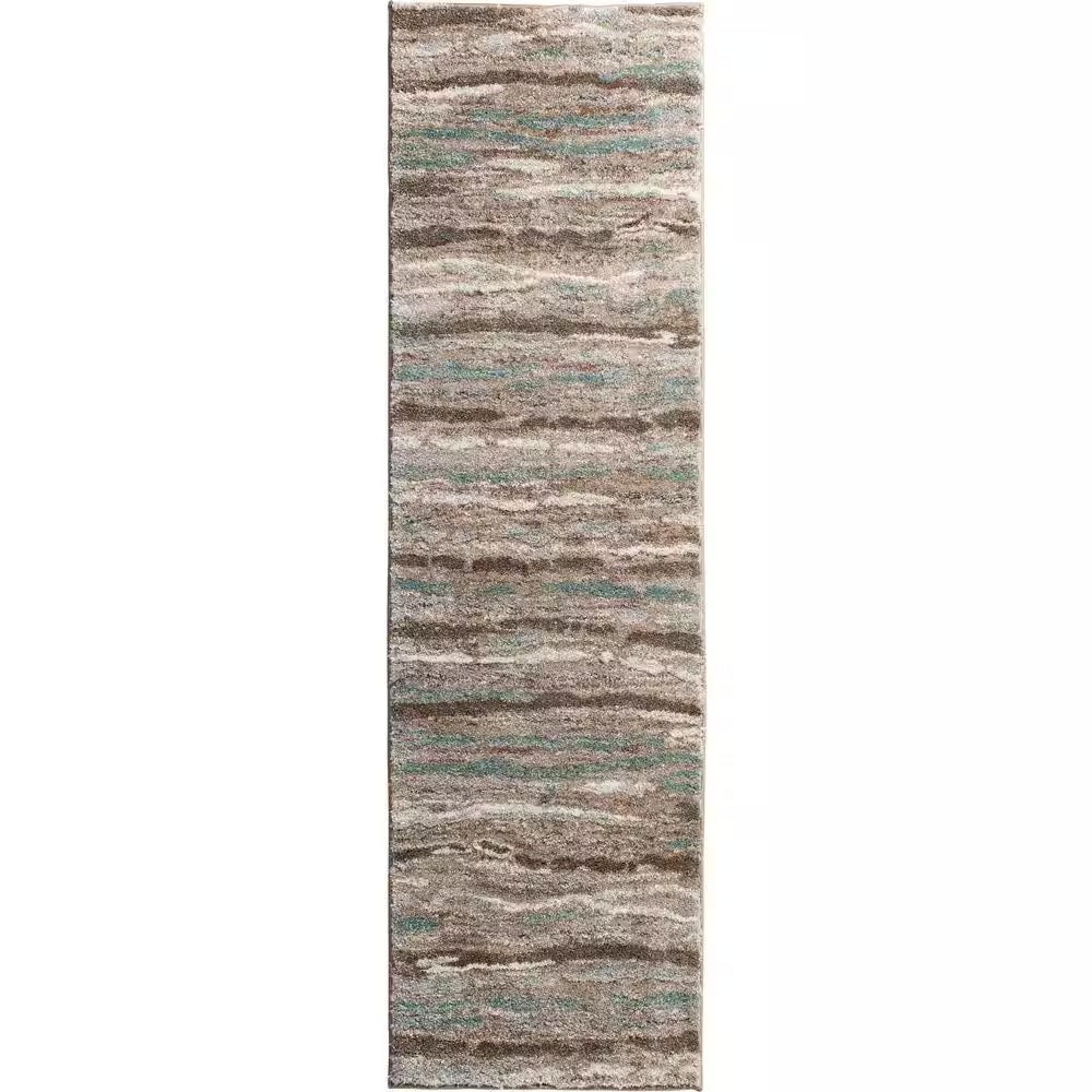 Shoreline Multi 2 Ft. X 7 Ft. Striped Runner Rug