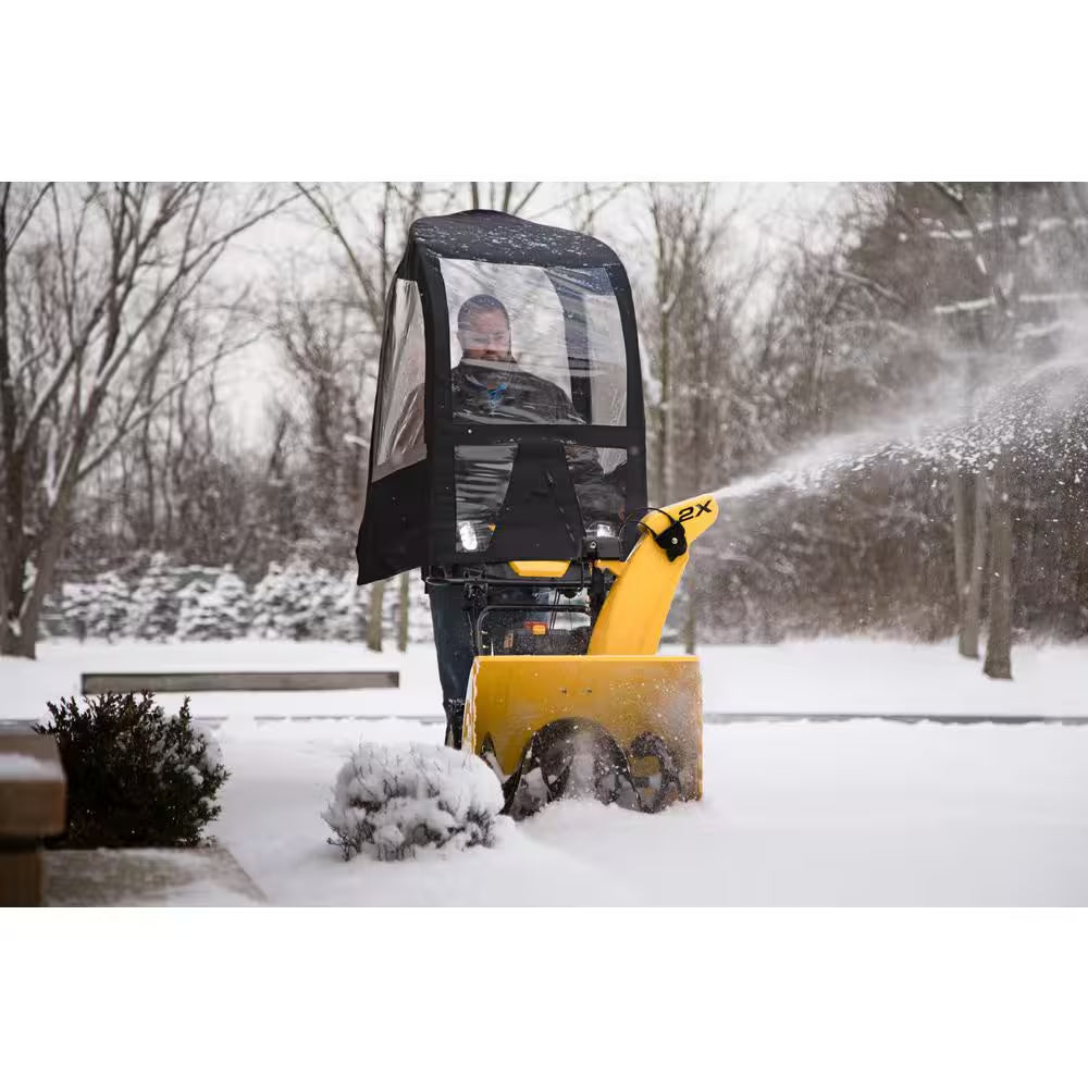 Universal Snow Cab Attachment for Most Two and Three Stage Snow Blowers