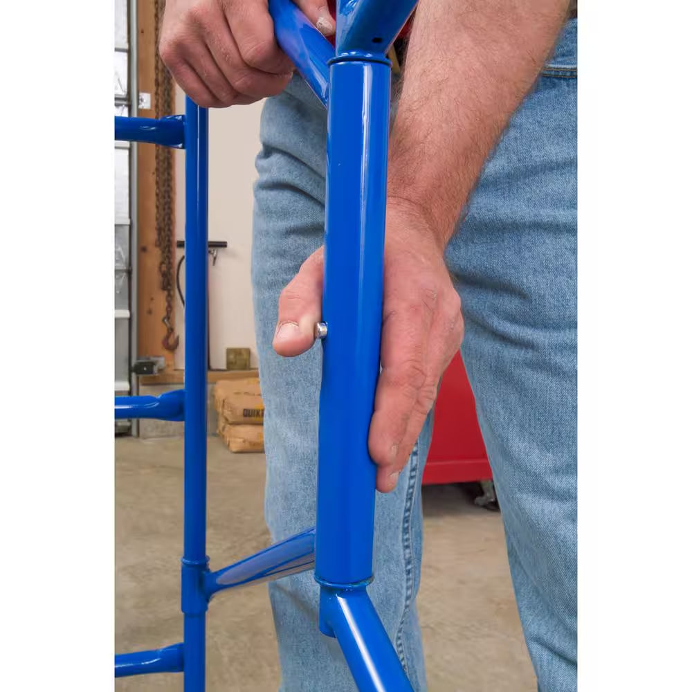 4 Ft. X 3.8 Ft. X 2 Ft. Portable Rolling Scaffold 500 Lb. Load Capacity