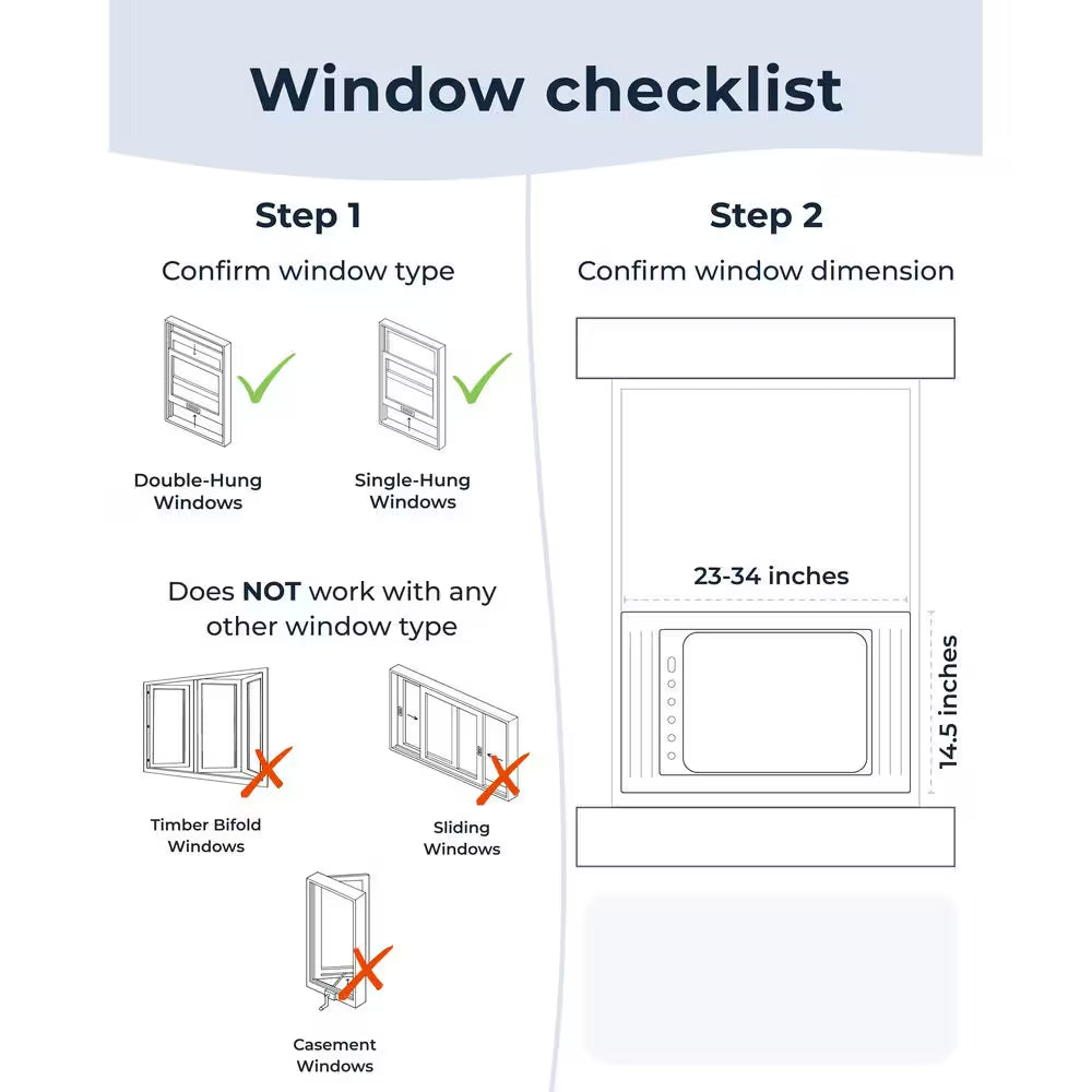 Lite Series 5,000 BTU 115-Volt Smart Window Air Conditioner, Wi-Fi/Remote, Easy Install, up to 150 Sq. Ft.