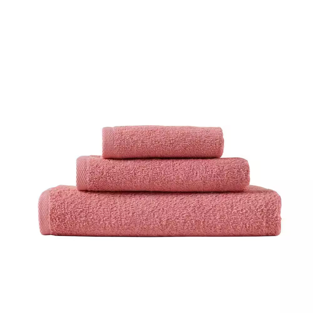 Cotton 8-Piece Rose Washcloth Set
