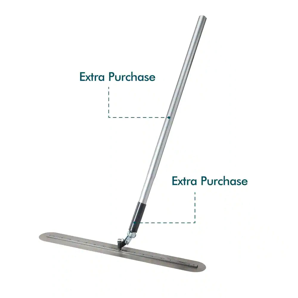 36 In. X 5 In. Fresno round End Finishing Trowel