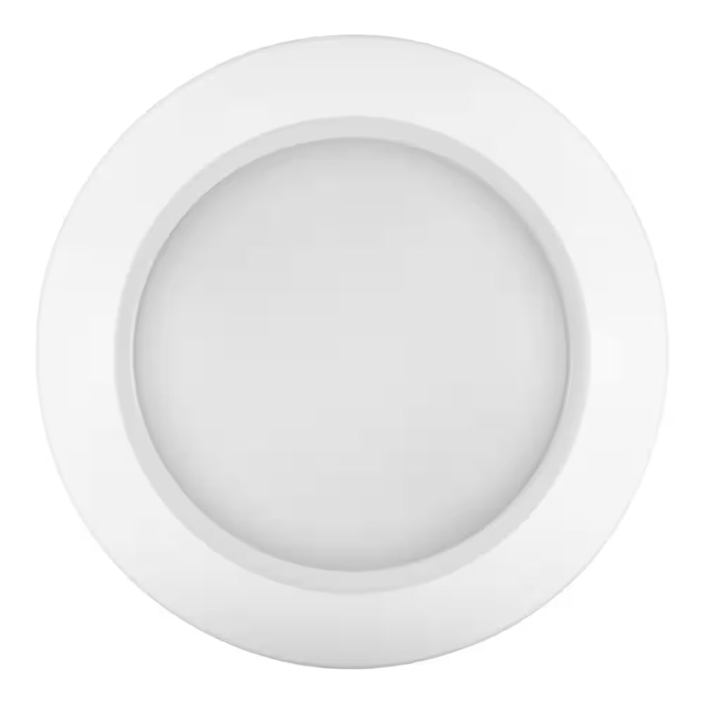 6-Pack 6 In. LED Surface Mount Downlight Flush Mount Disk Light Fixture, 600-900-1100 Lumens, Selectable CCT 2700K-5000K