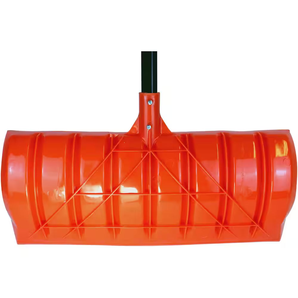 Bigfoot 50 In. Roller Snow Shovel with Large D-Grip Metal Handle