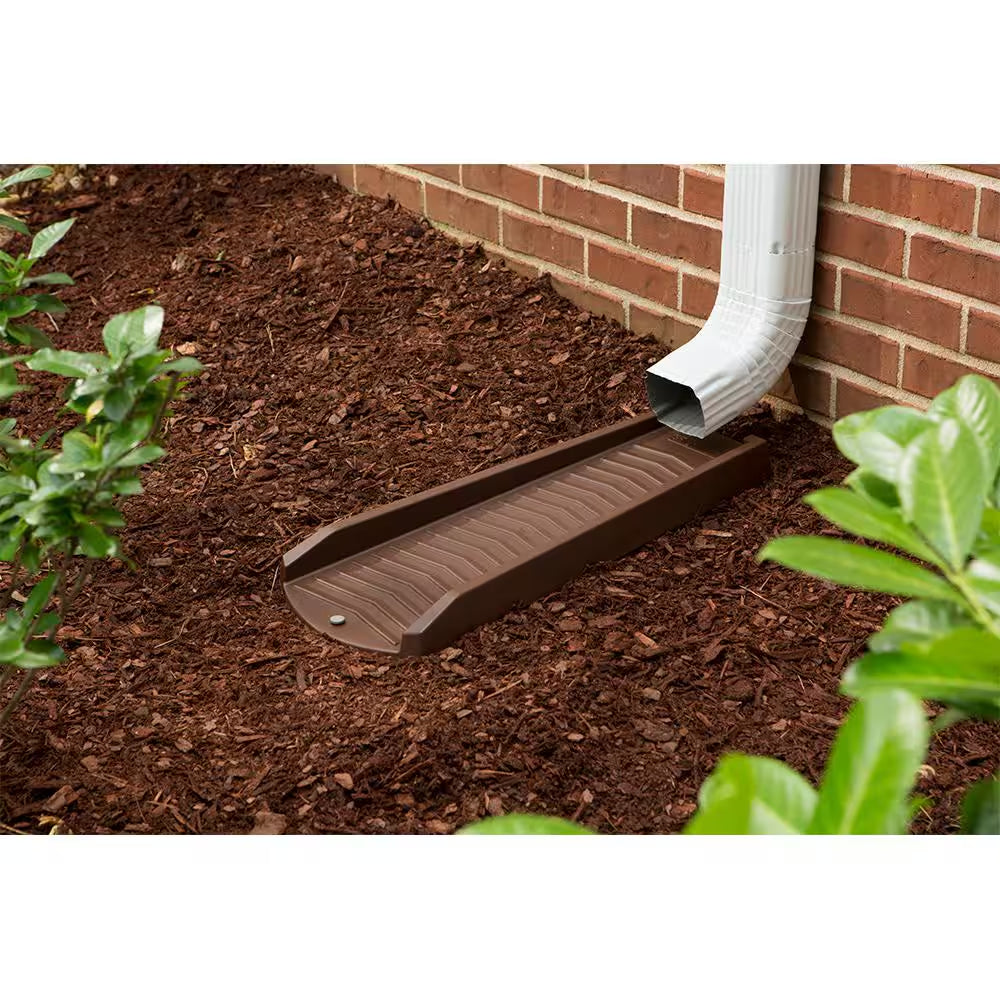 24 In. Brown Vinyl Splash Block