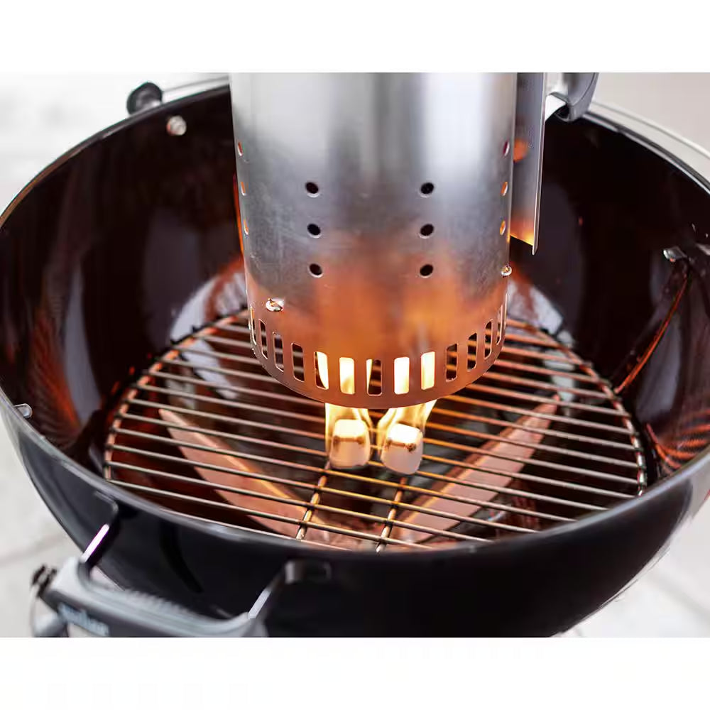 12.7 Inch Rapidfire Chimney Charcoal Starter for Use with Charcoal Grills