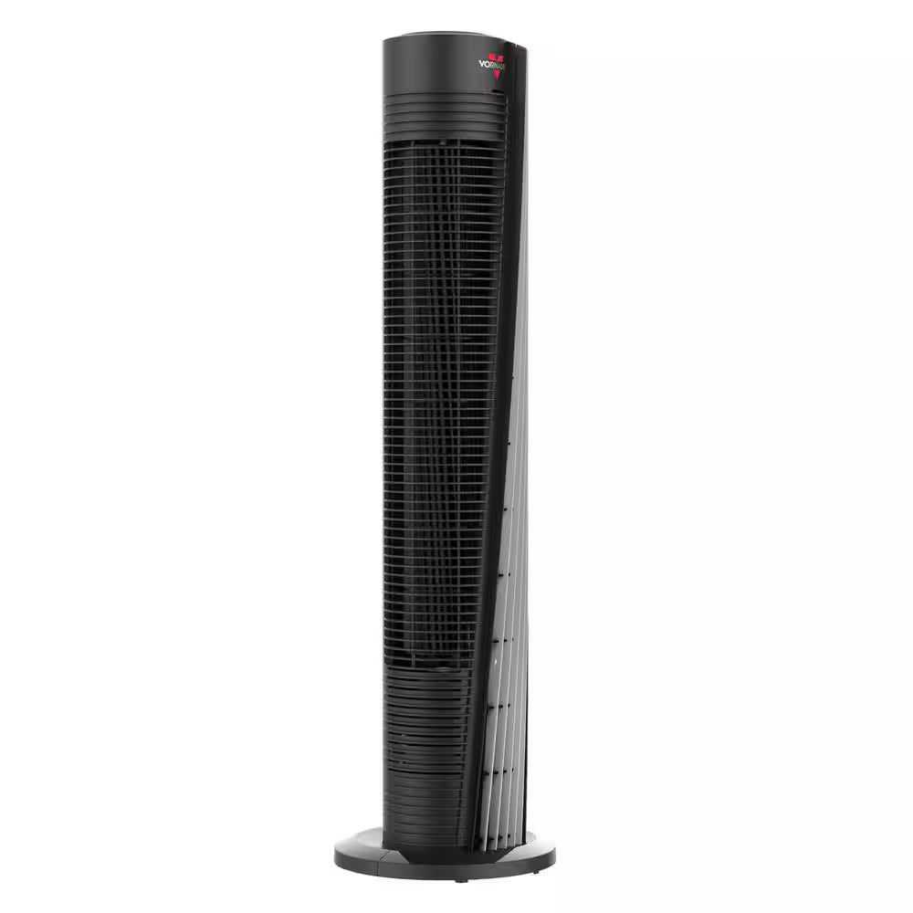 184 41 In. Full-Sized Whole Room V-Flow Tower Circulator with Remote Control and 1-8 Hour Timer