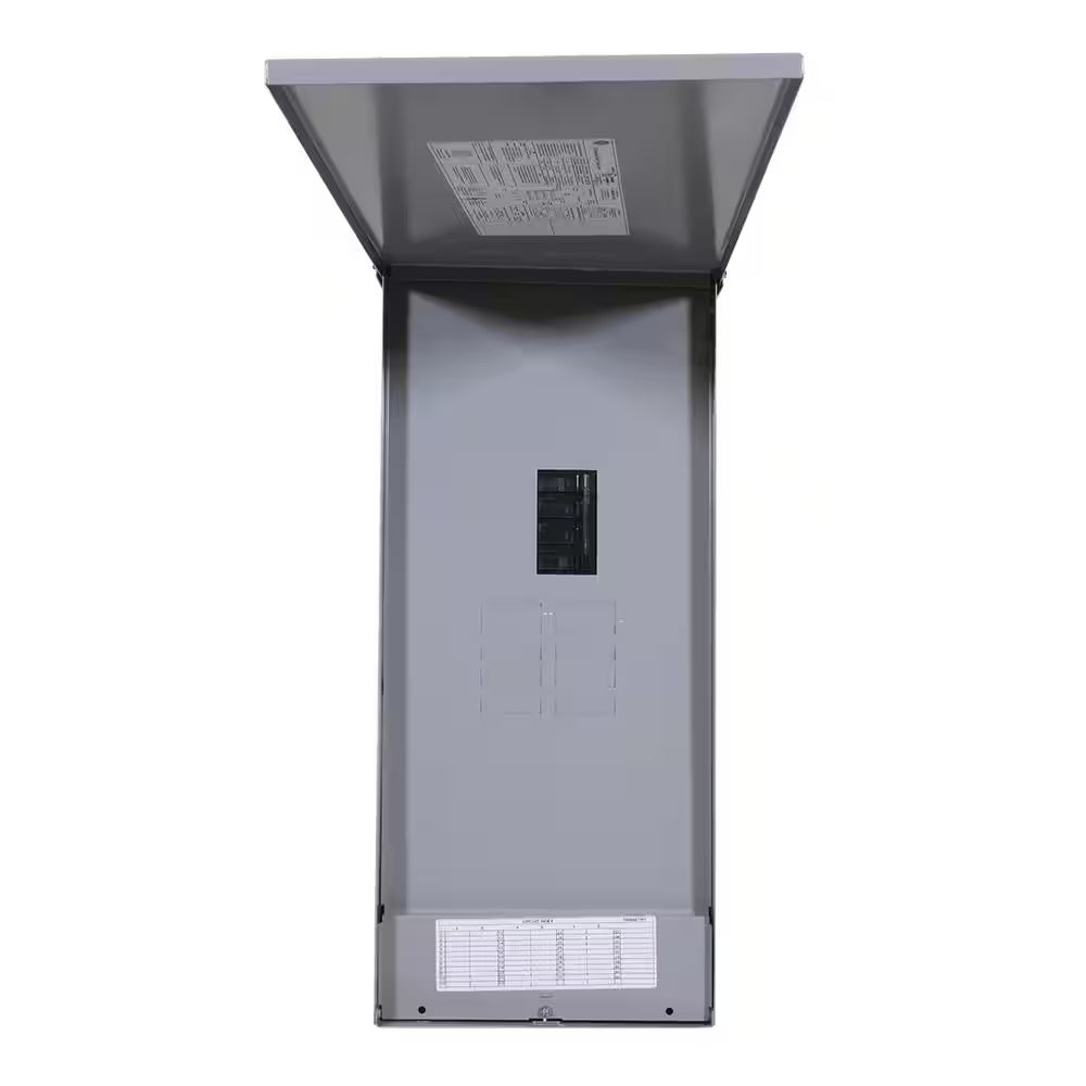 Powermark Gold 200 Amp 8-Space 16-Circuit Outdoor Main Breaker Circuit Load Center Panel