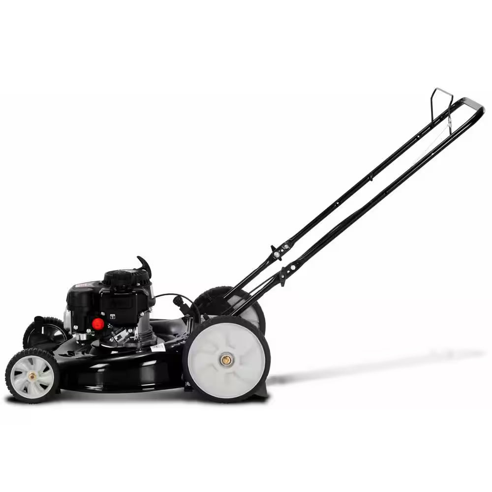 21 In. 132 Cc OHV Powermore Gas Walk behind Push Lawn Mower with High Rear Wheels