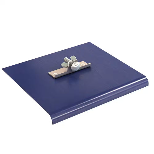 9 In. X 8 In. Blue Steel Walking Concrete Edger 1/2 In. R