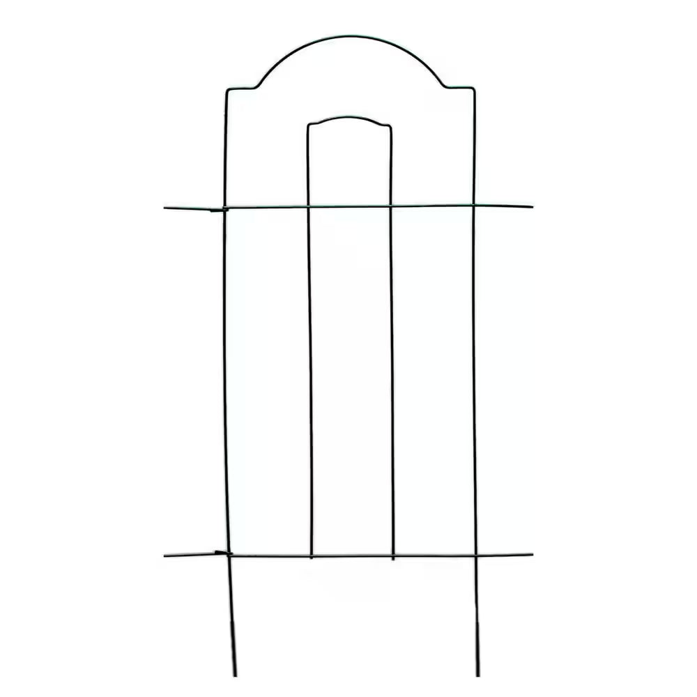 28 In. H X 10 Ft. L Cathedral Steel Wire Folding Garden Fence